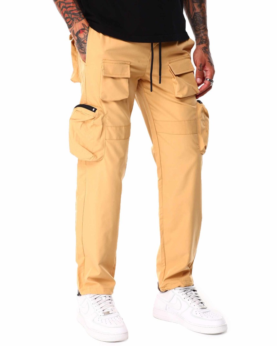 Manner Reason Cargohose | Utility-Jogger Aus Baumwolltwill Von Bondage Braunen