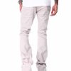 Manner Rebel Minds Cargohose | Twill-Stacked-Jeans Grau