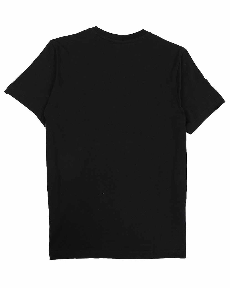 Manner Reebok T-Shirts | Rl-Logo-T-Shirt Auf Der Linken Brust Schwarz