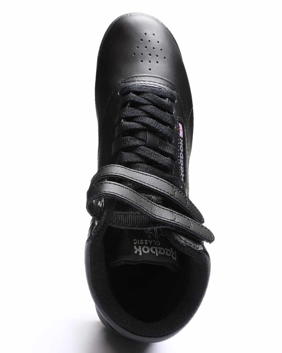 Frauen Reebok Schuhe | Freestyle Hi-Sneaker Schwarz