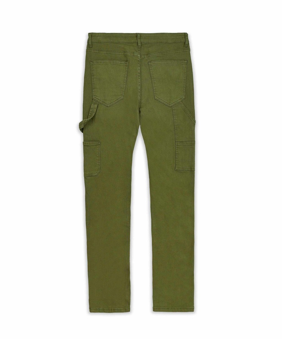 Manner Reason Jeans | Carson Carpenter Jeans Olive