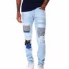 Manner Reason Cargohose | Highbrook Denim-Jeans Blau