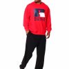 Gros, Gros Russell Athletics Sweatshirts | Fleecepullover Mit Rundhalsausschnitt Rot