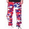 Manner Rothco Cargohose | Rothco Color Camo Taktische Bdu-Hose Rot-Blau-Camouflage