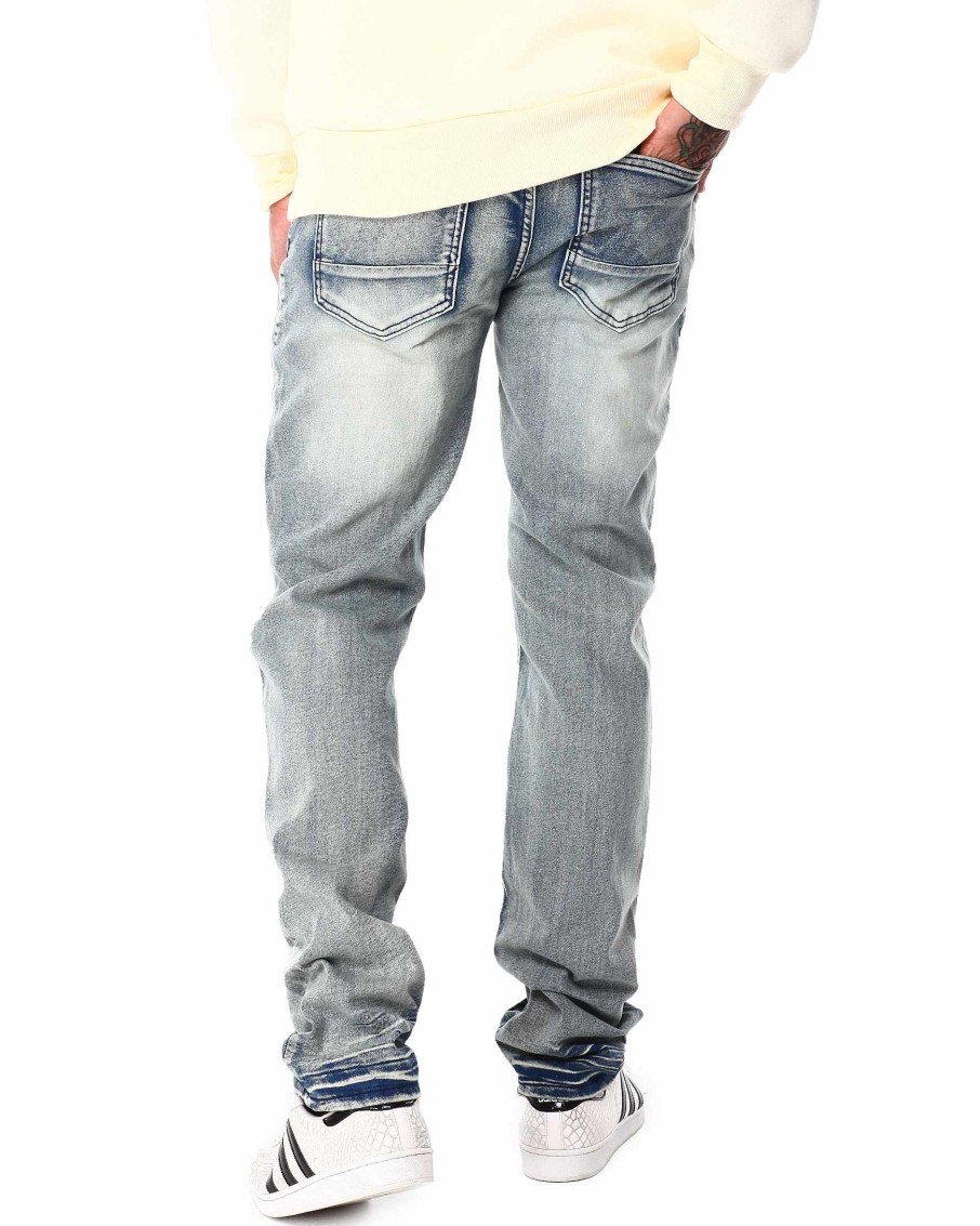 Manner Reason Cargohose | Matthew Denim-Jeans Blau