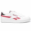 Manner Reebok Schuhe | Club C Revenge-Turnschuhe Weis Rot