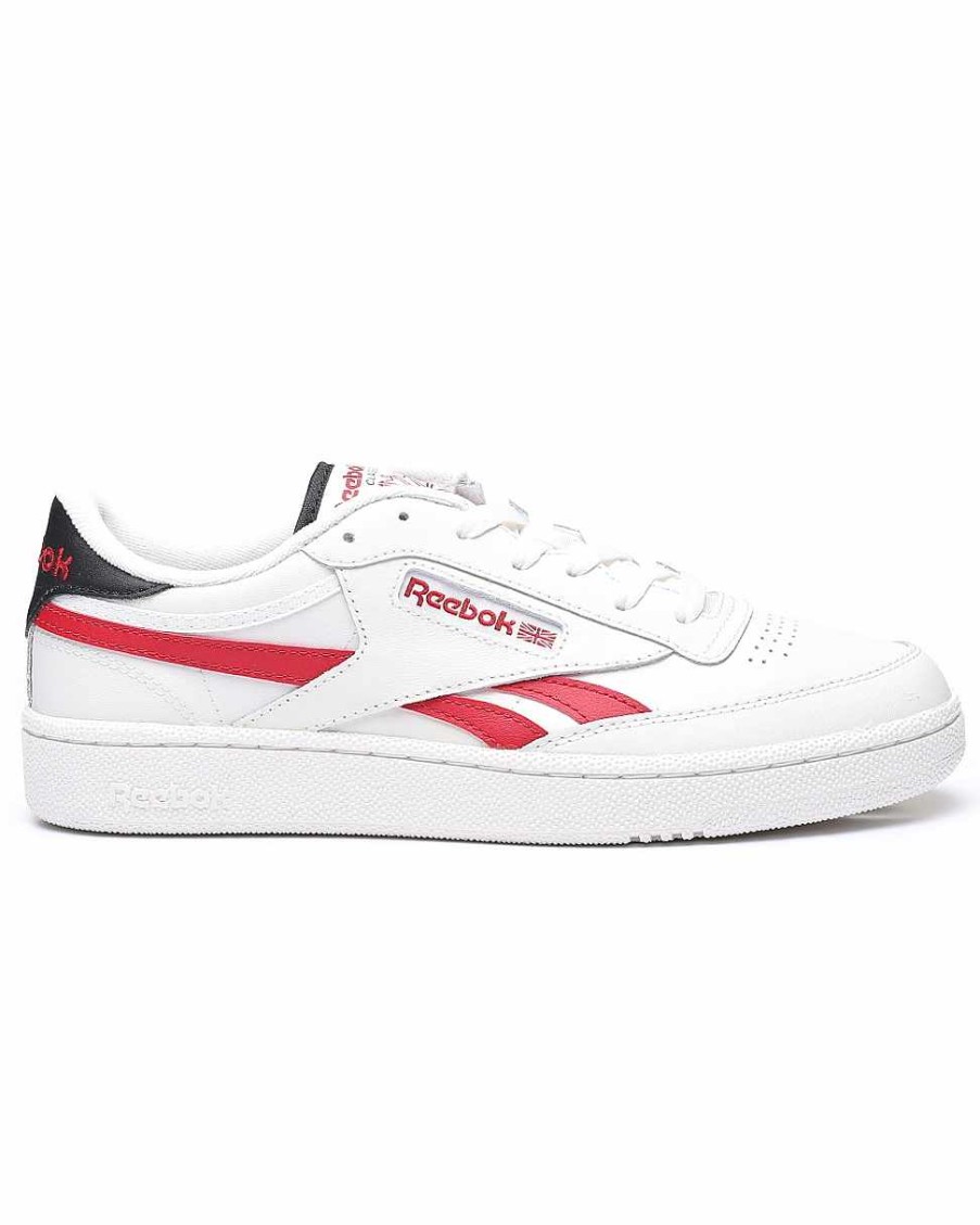 Manner Reebok Schuhe | Club C Revenge-Turnschuhe Weis Rot