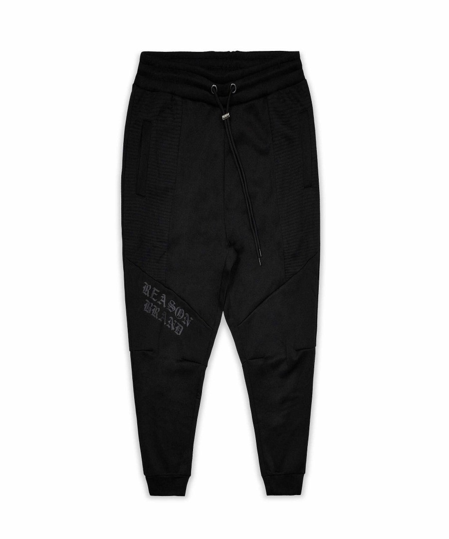 Manner Reason Cargohose | Justin Joggers Schwarz