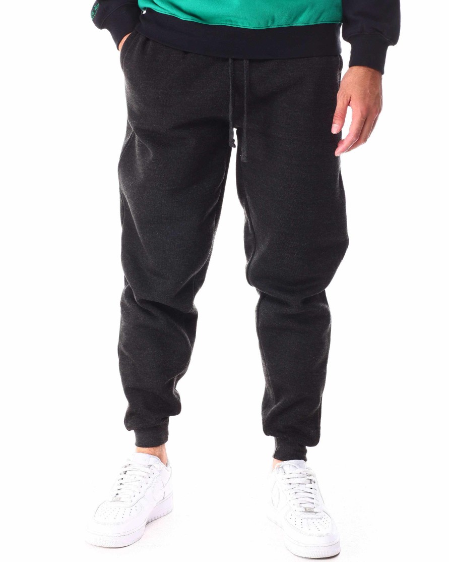 Manner Rocawear Cargohose | Basic-Jogginghose Aus Fleece Holzkohle