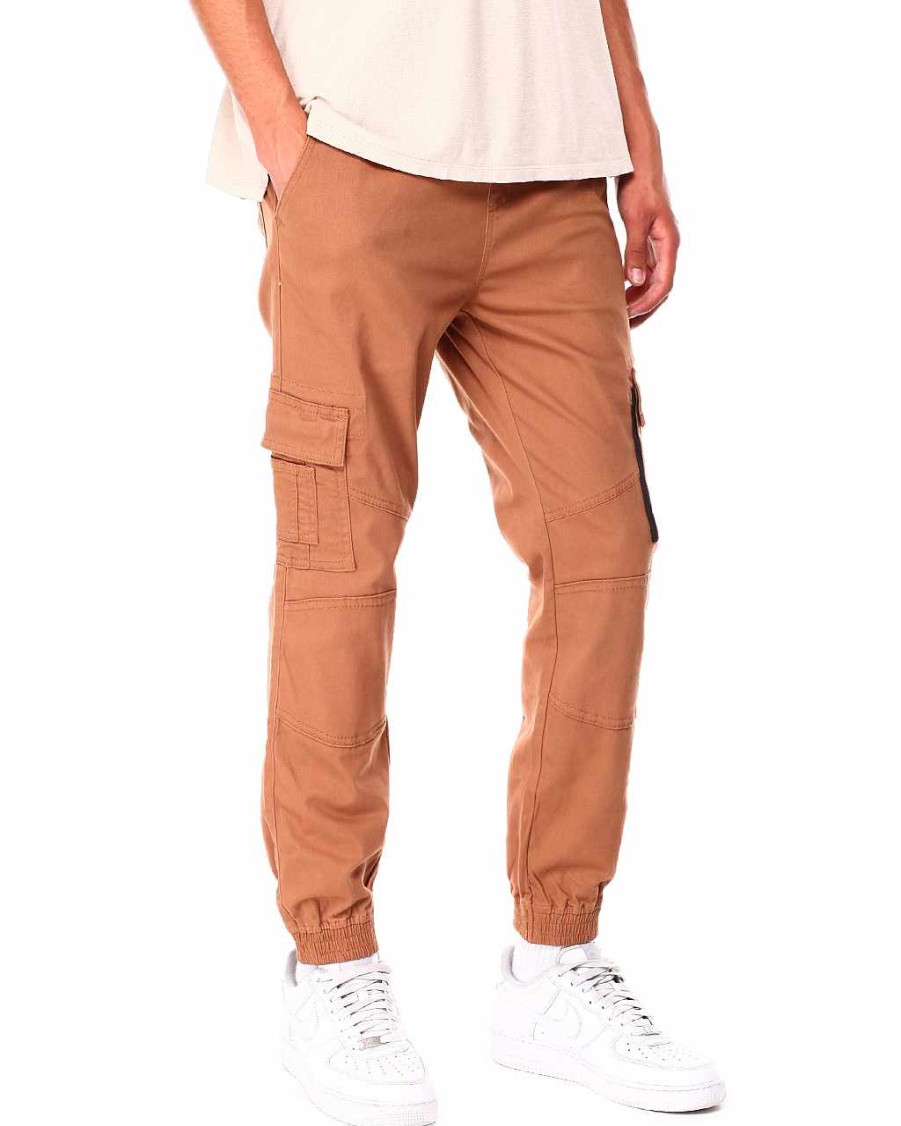 Manner Rocawear Cargohose | Cargo-Twill-Hose Braunen