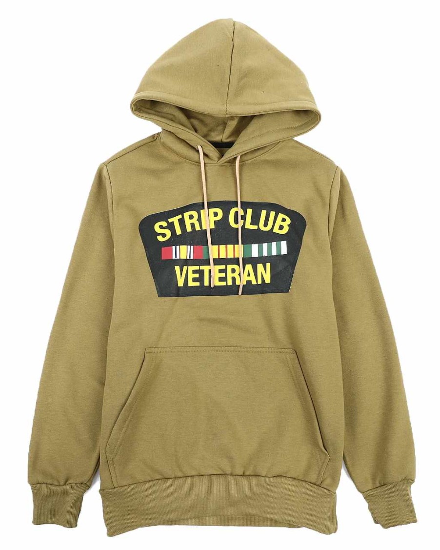 Manner Reason | Strip-Club-Veteran-Hoodie Grun