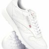 Manner Reebok Gros Und Hoch | Klassische Ledersneaker Weis