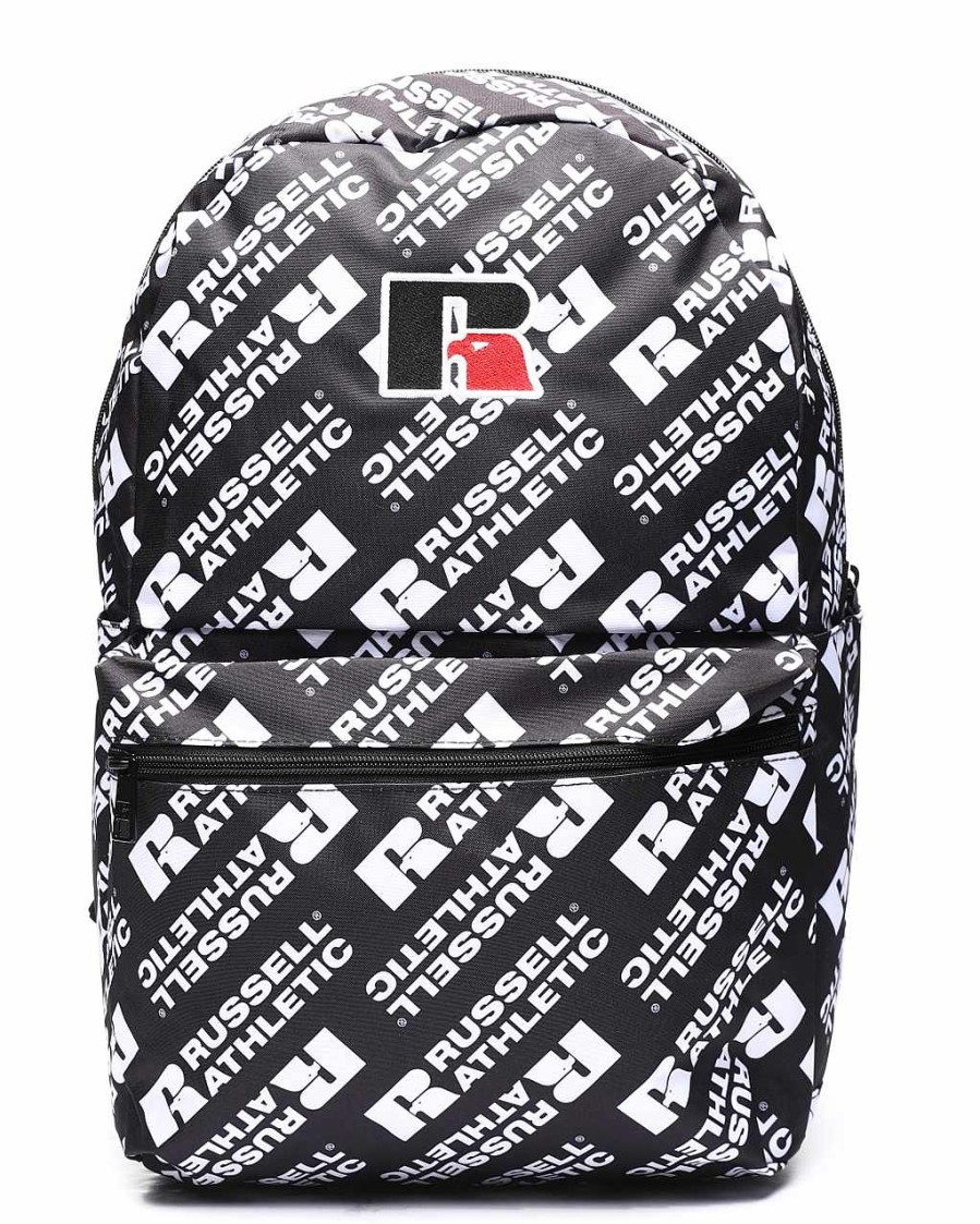 Jungen Russell Athletics Rucksacke | Anzeigetafel-Rucksack Schwarz-Weiss