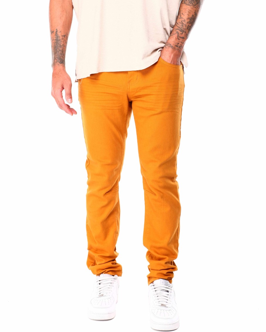 Manner Rebel Minds Cargohose | Slim-Fit-Twill-Hose Holz