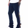 Manner Rebel Minds Cargohose | Fleece-Hose Mit Seitlichem Band Und Gestapelter Passform Marine