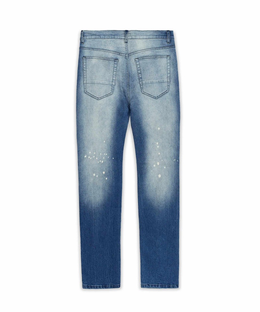 Manner Reason Cargohose | Zedd-Denim-Jeans Med Blau