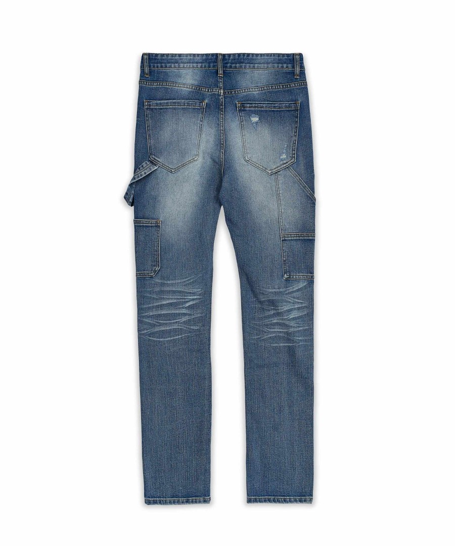 Manner Reason Cargohose | Lee Carpenter Jeans Med Blau