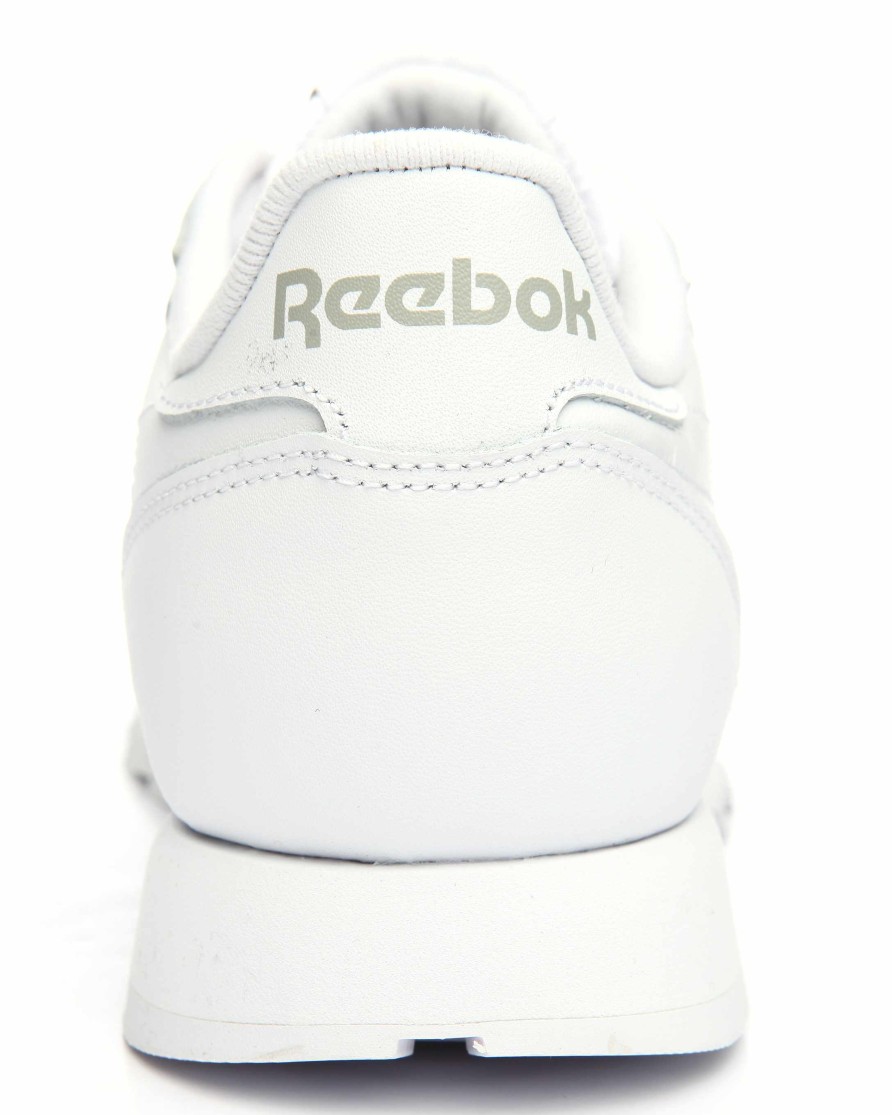 Manner Reebok Gros Und Hoch | Klassische Ledersneaker Weis