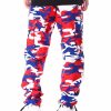 Manner Rothco Gros Und Hoch | Rothco Color Camo Taktische Bdu-Hose Rot-Blau-Camouflage