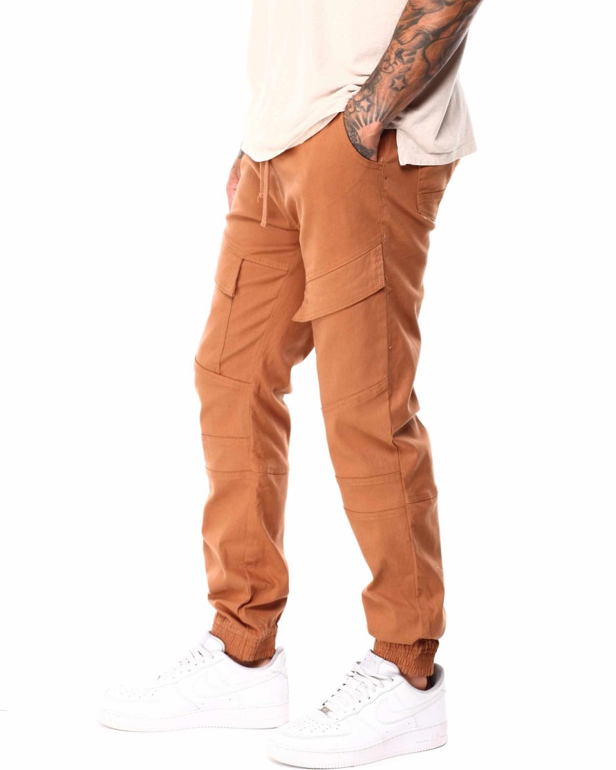 Manner Rocawear Cargohose | Joggerhose Aus Twill Zum Schneiden Und Nahen Khaki