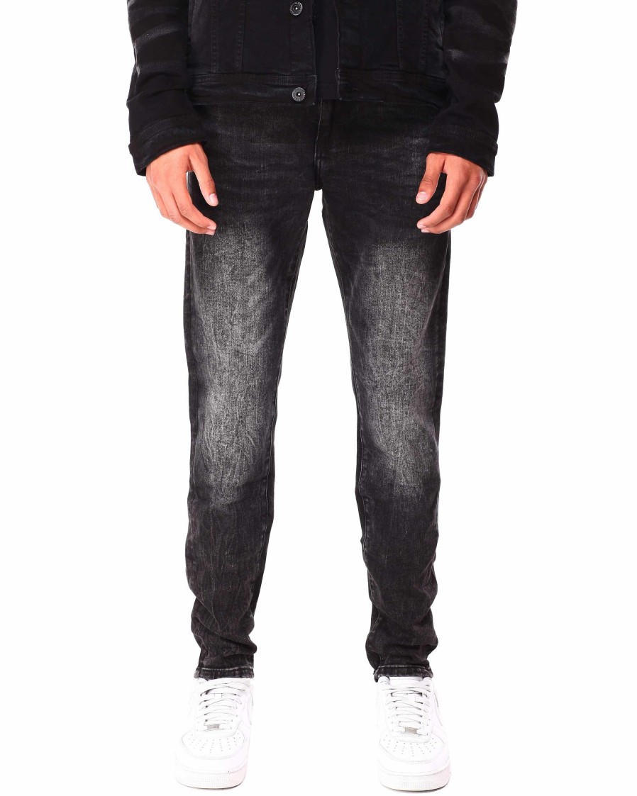 Manner Richie Le Jeans | Jeans In Verblasster Waschung Schwarze Waschung