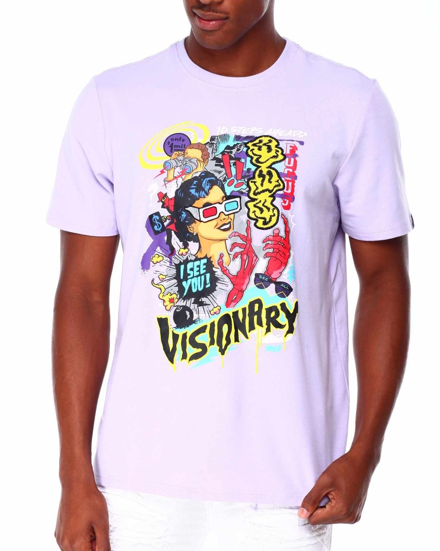 Manner Rise As One T-Shirts | Visionares T-Shirt Lila