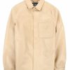 Manner Rebel Kunstpelz | Kunstlederjacke Khaki