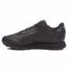 Frauen Reebok Schuhe | Klassische Ledersneaker Schwarz