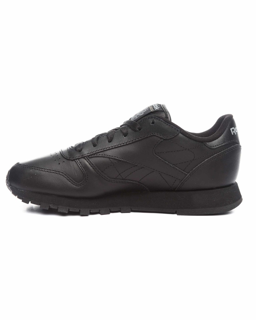 Frauen Reebok Schuhe | Klassische Ledersneaker Schwarz