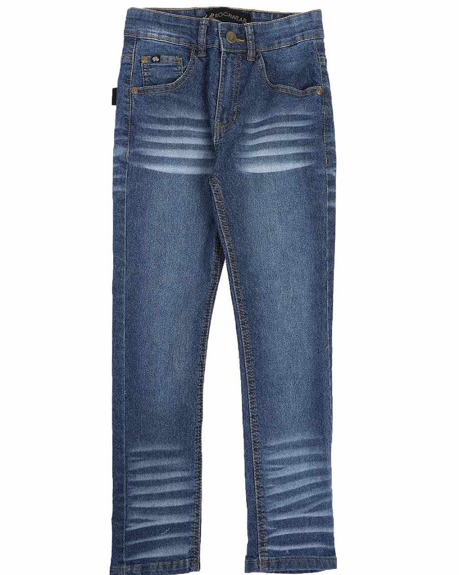 Jungen Rocawear Jeans | Gewaschene Stretchjeans Dunkelblau