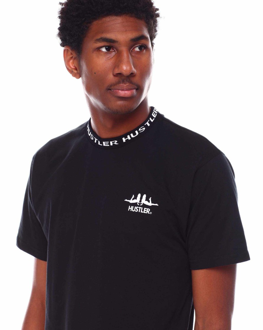 Manner Reason T-Shirts | Mirror Hustler T-Shirt Schwarz