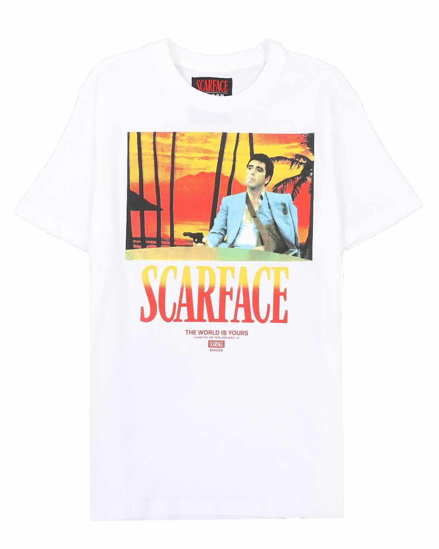 Manner Reason T-Shirts | Scarface World Is Yours T-Shirt Weis