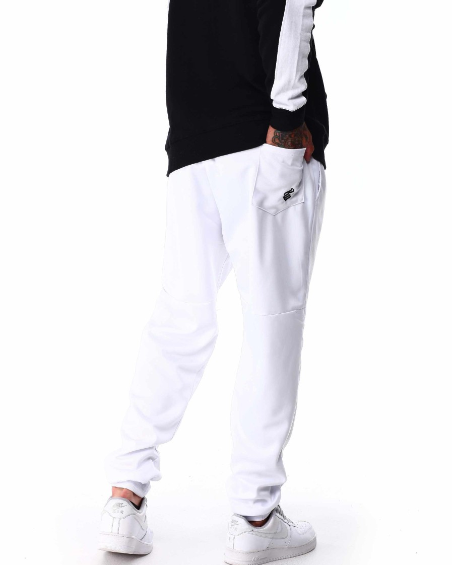 Manner Rocawear Cargohose | Fleece-Jogger Zum Schneiden Und Nahen Weis