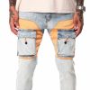 Manner RUNAWAY LOS ANGELES Cargohose | Chapo Cargos Jeans Hellblau