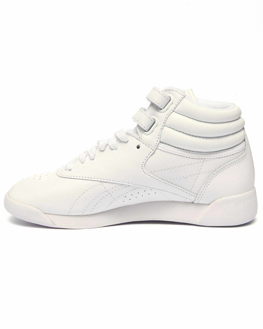 Frauen Reebok Schuhe | Freestyle Hi-Sneaker Weis