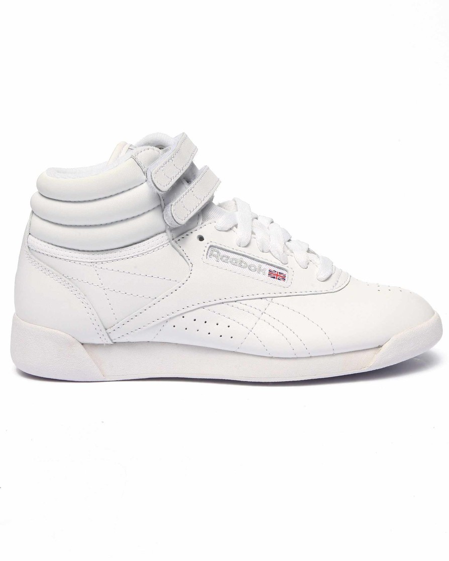 Frauen Reebok Turnschuhe | Freestyle Hi-Sneaker Weis