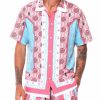 Manner Reason Button-Downs | Ansichten S/S-Shirt Rosa