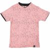 Jungen Rocawear T-Shirts | Bedrucktes Kontrast-T-Shirt Mit V-Ausschnitt Rosa