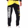 Manner Rebel Jogginghose | Fleece-Racing-Sweathose Gold