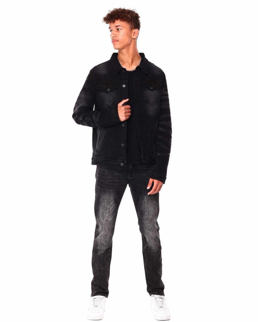 Manner Richie Le Jeans | Jeans In Verblasster Waschung Schwarze Waschung