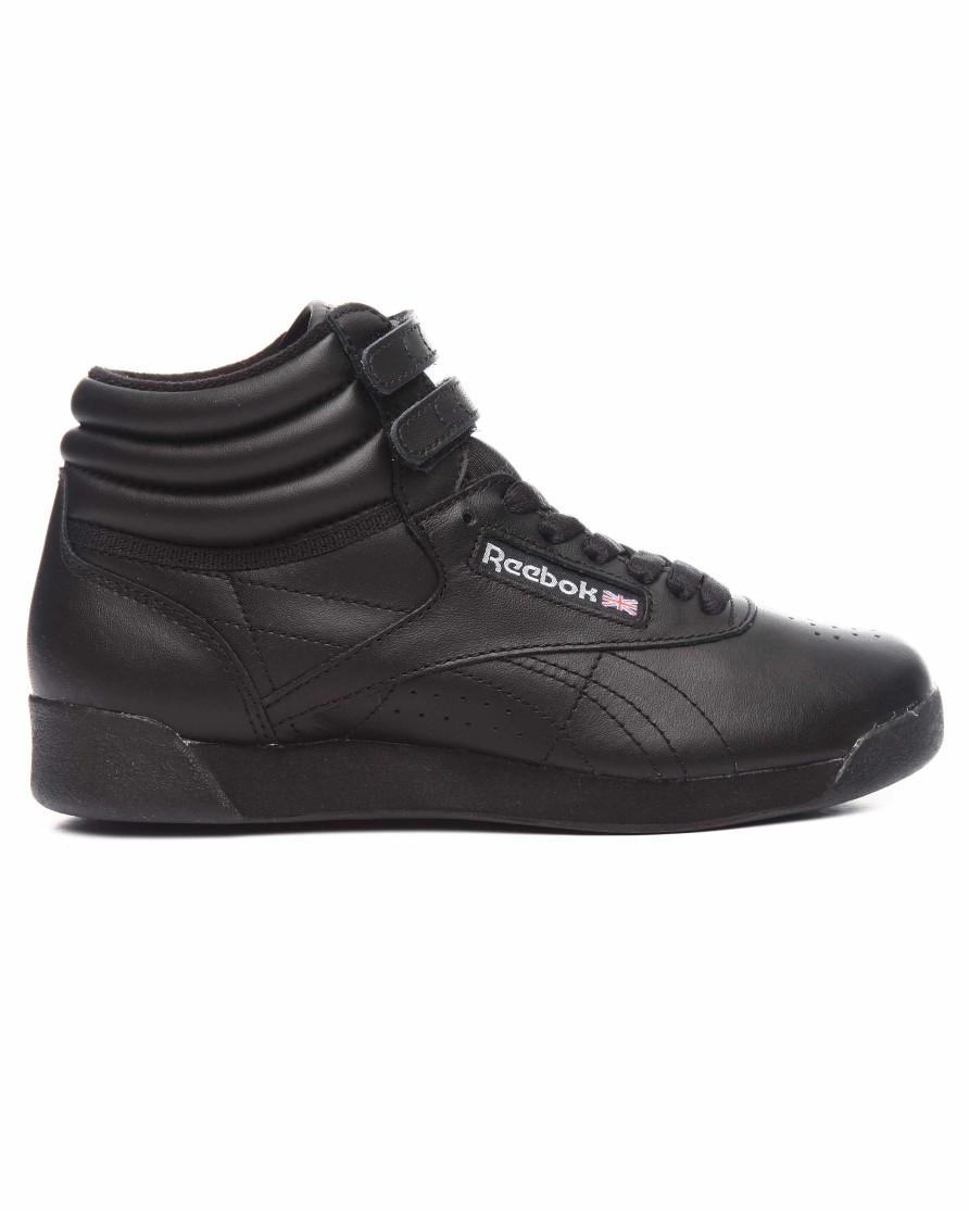 Frauen Reebok Schuhe | Freestyle Hi-Sneaker Schwarz