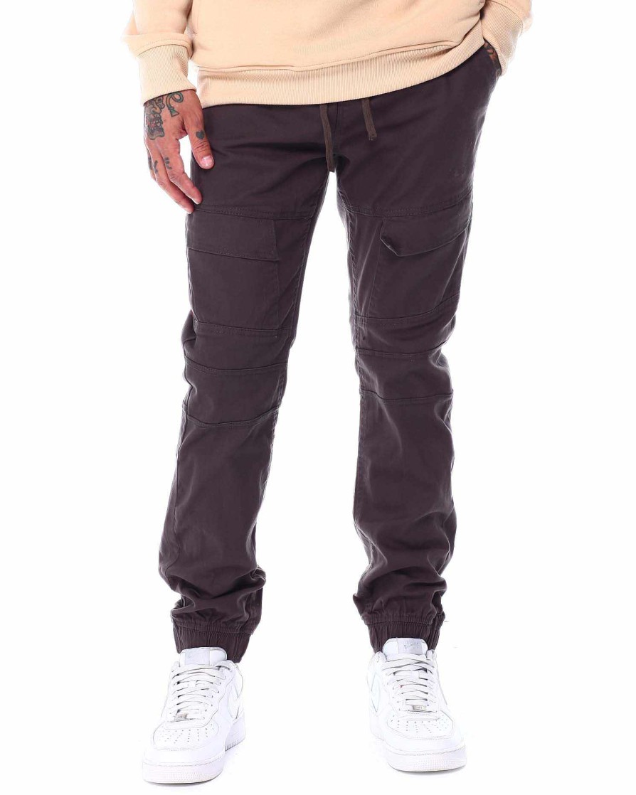 Manner Rocawear Jogger | Joggerhose Aus Twill Zum Schneiden Und Nahen Holzkohle