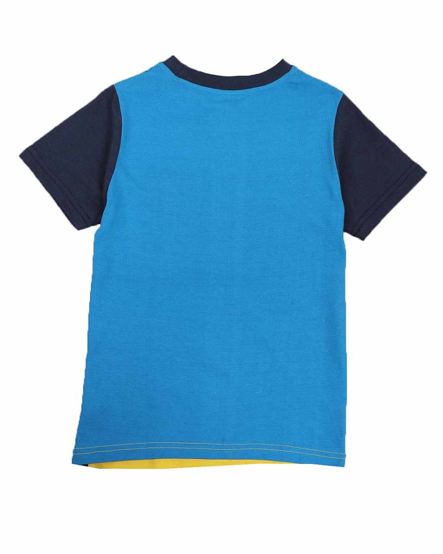 Jungen Rocawear T-Shirts | Bedrucktes „Cut & Sew"-T-Shirt Mit Rundhalsausschnitt Marine