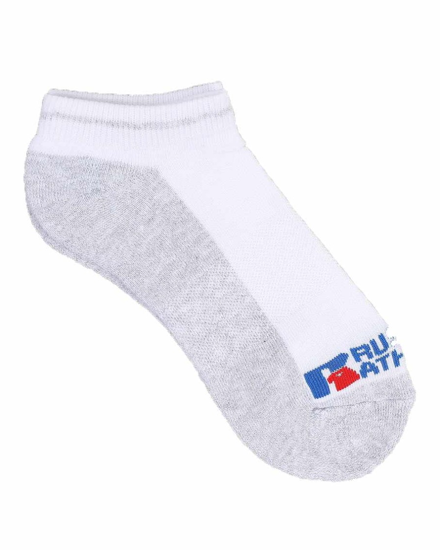 Manner Russell Athletics Socken | 6Er-Pack Cooper-No-Show-Socken Weis