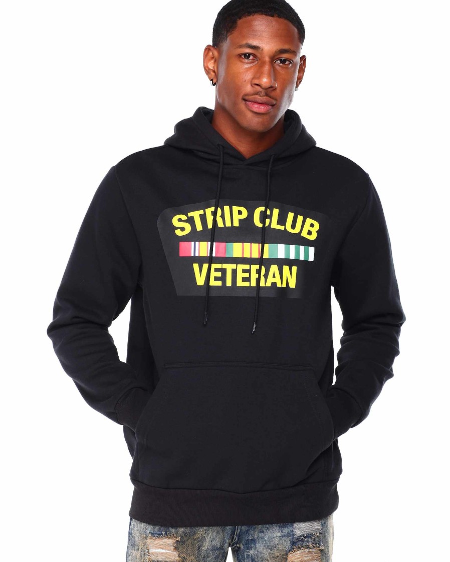 Manner Reason | Strip-Club-Veteran-Hoodie Schwarz