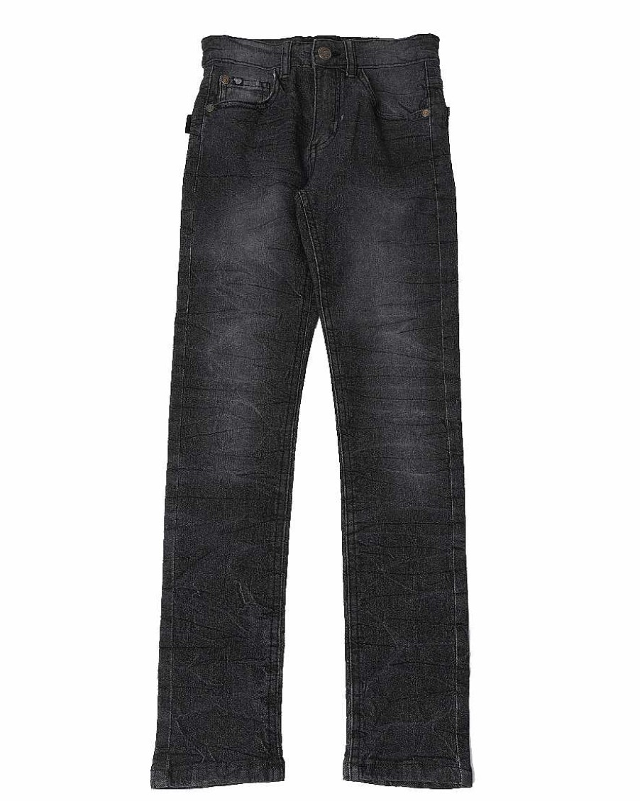 Jungen Rocawear Jeans | Gewaschene Stretchjeans Schwarze Waschung