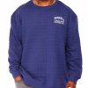 Gros, Gros Russell Athletics Sweatshirts | Gesteppter Rundhalsausschnitt Mit Gesticktem Logo Blau