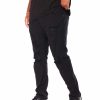 Manner Rebel Minds Gros Und Hoch | Zerrissene Slim-Fit-Hose Aus Farbigem Twill Schwarz