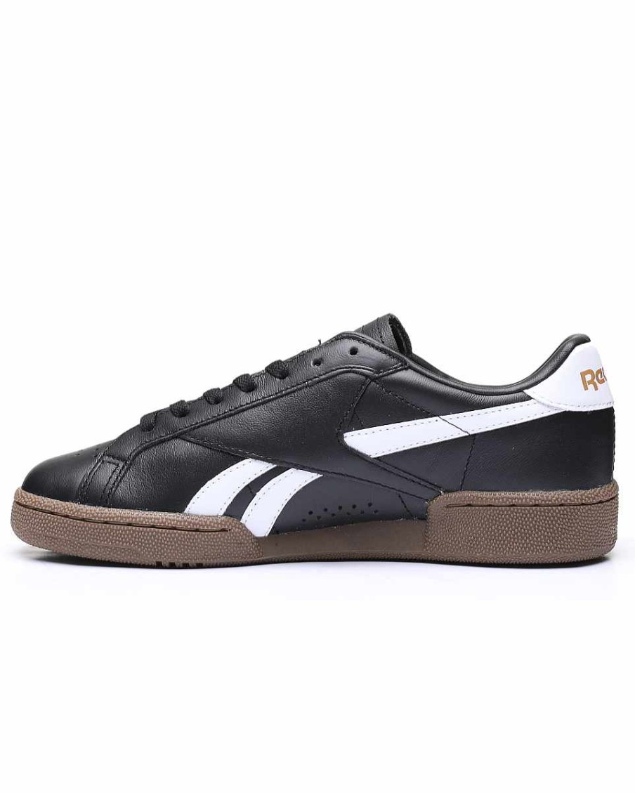 Manner Reebok Schuhe | Club C Grounds Uk-Sneaker Schwarz-Weiss