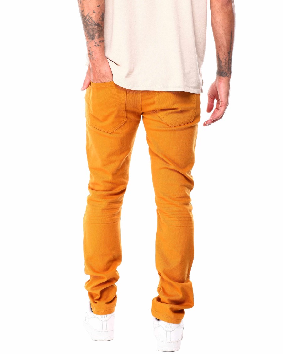 Manner Rebel Minds Cargohose | Slim-Fit-Twill-Hose Holz